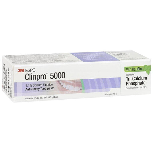 3M Clinpro 5000 1.1 NaF Toothpaste for Sensitive Teeth - Vanilla Mint