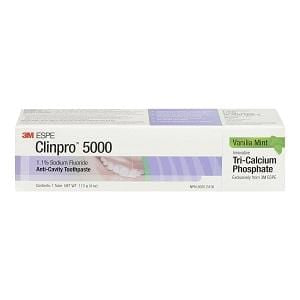 3M Clinpro 5000 1.1 NaF Toothpaste for Sensitive Teeth - Vanilla Mint - Dr. Paul Williams